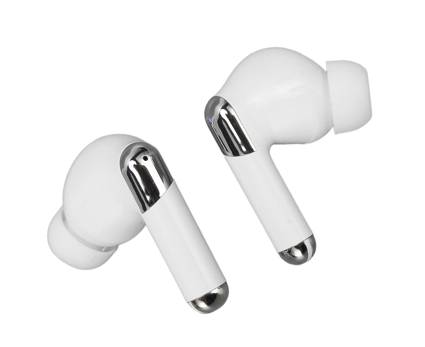 Language Translator Earbuds 144 Languages Noise Reduction Bluetooth 5.3 Wireless Smart Earphone White V1263-JX-103