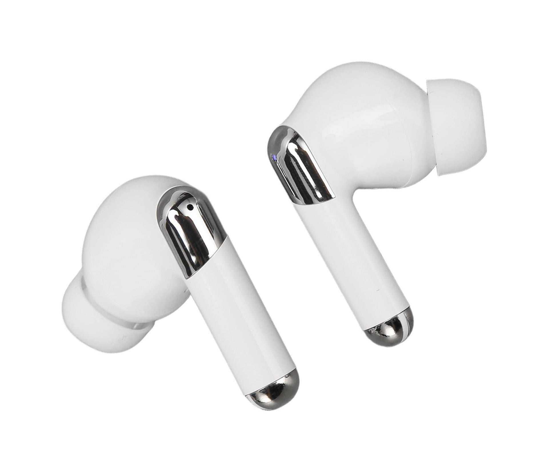 Language Translator Earbuds 144 Languages Noise Reduction Bluetooth 5.3 Wireless Smart Earphone White V1263-JX-103