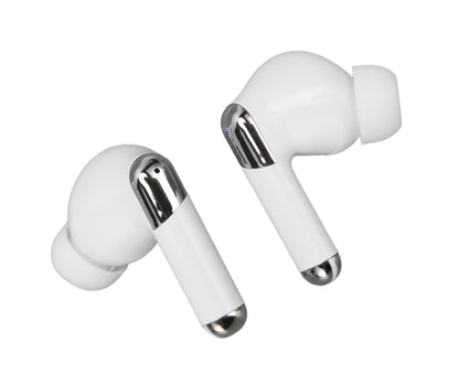 Language Translator Earbuds 144 Languages Noise Reduction Bluetooth 5.3 Wireless Smart Earphone White V1263-JX-103