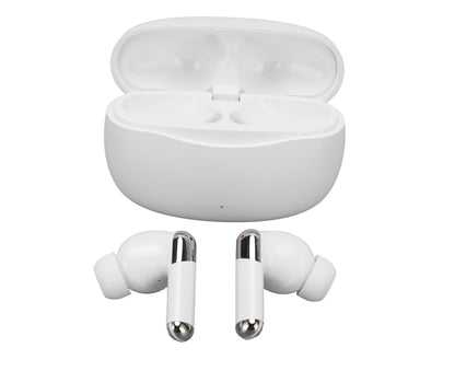 Language Translator Earbuds 144 Languages Noise Reduction Bluetooth 5.3 Wireless Smart Earphone White V1263-JX-103