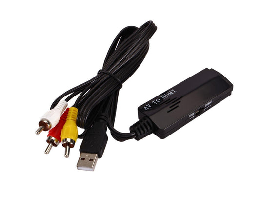 1080P High Clarity HDMI-compatible Male to Female RCA AV Video Audio Converter Cable Cord Adapter Long V1263-JX-1032
