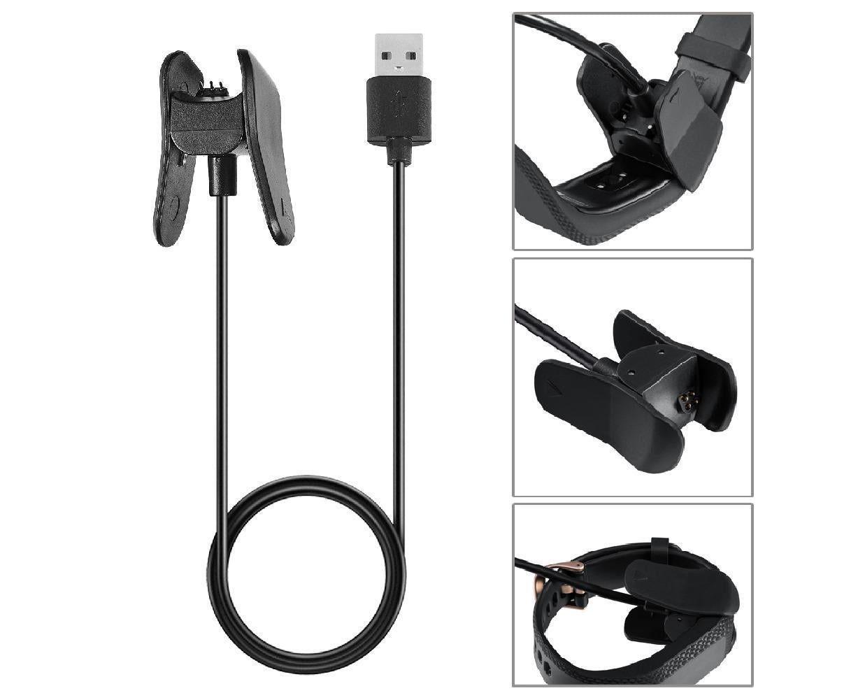 1m Smart Bracelet USB Charging Cable Clip-on Charger Cord for Vivosmart 4 V1263-JX-1035