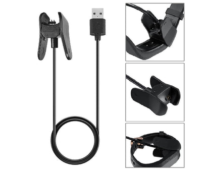 1m Smart Bracelet USB Charging Cable Clip-on Charger Cord for Vivosmart 4 V1263-JX-1035