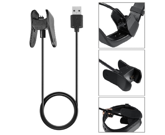 1m Smart Bracelet USB Charging Cable Clip-on Charger Cord for Vivosmart 4 V1263-JX-1035