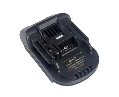 20V to 18V Lithium Battery Adapter Converter with USB Port for MAKITA V1263-JX-1041