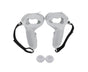 3 in 1 Anti-slip Adjustable Handle Cover Hand Strap Grip Cap Kit for Oculus Quest 2 Controller White V1263-JX-1043