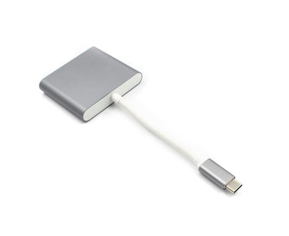 3 in 1 USB 3.1 Type-C to 4K UHD HDMI-compatible USB-C Hub Adapter Converter for Macbook As Shown V1263-JX-1046