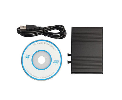 6 Channel USB 2.0 External 5.1 Optical S/PDIF Audio Sound Card Adapter for Win7 Black V1263-JX-1052