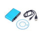 6 Channel USB 2.0 External 5.1 Optical S/PDIF Audio Sound Card Adapter for Win7 Blue V1263-JX-1053