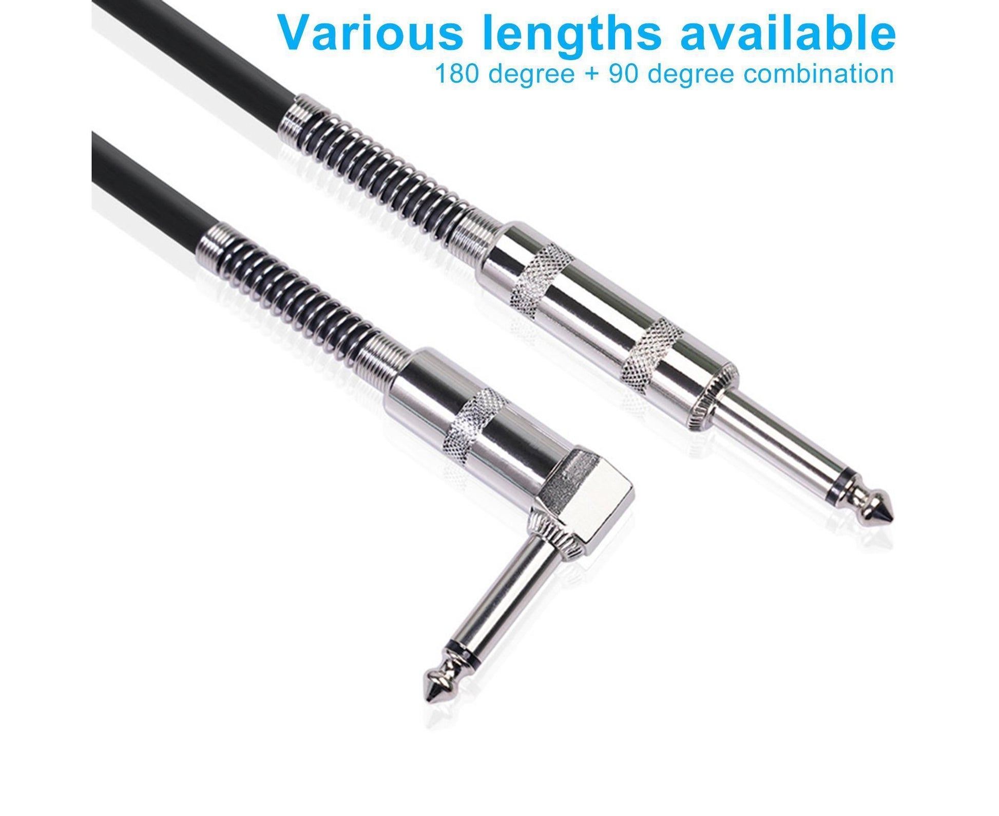 90 Degree Electric Guitar Audio Cable Musical Instruments Connecting Cord Line V1263-JX-1055
