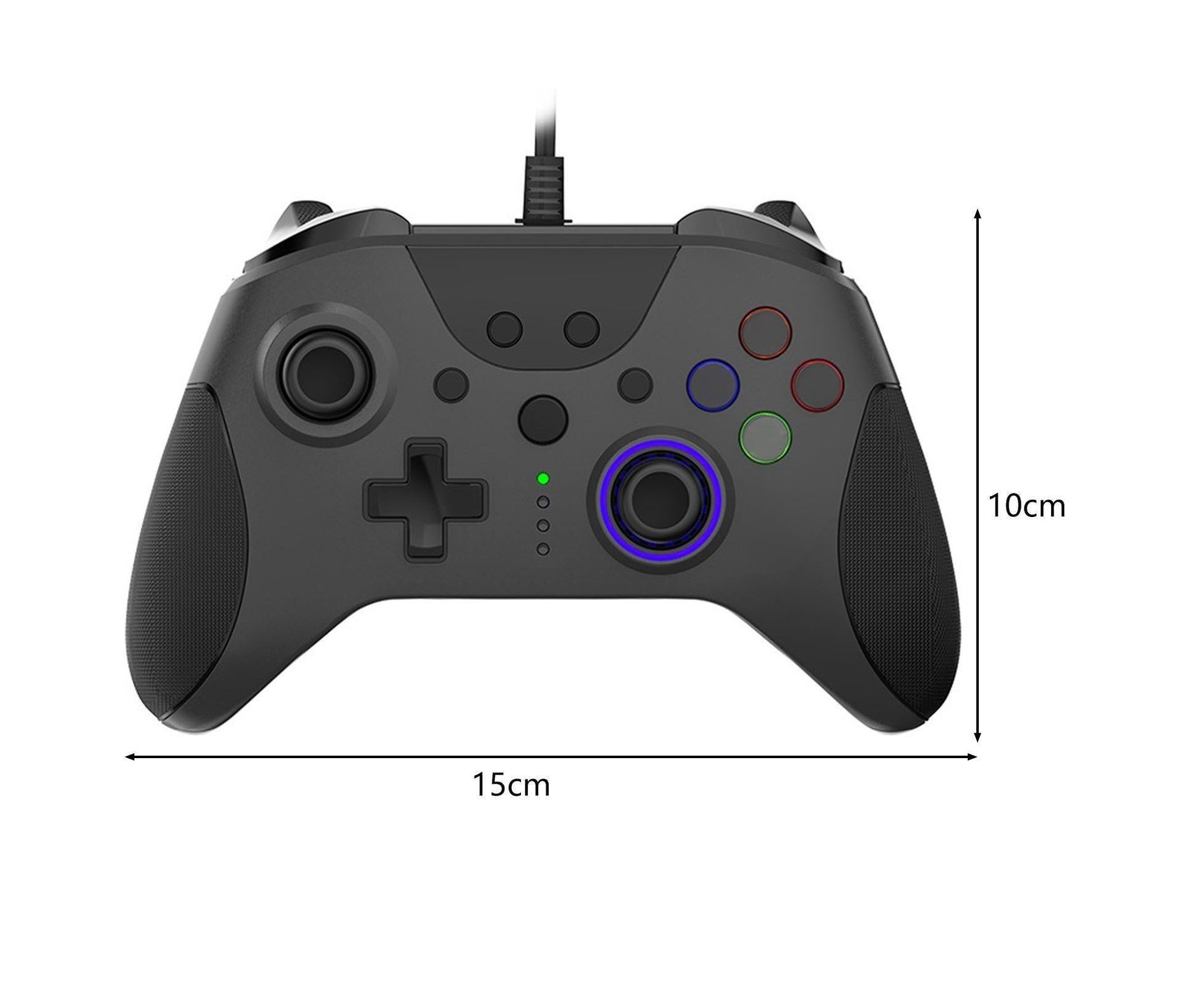 AG110 Game Joystick Vibration Ergonomic Design No Delay Wired Connection Non-slip Game Control Sensitive USB V1263-JX-1057