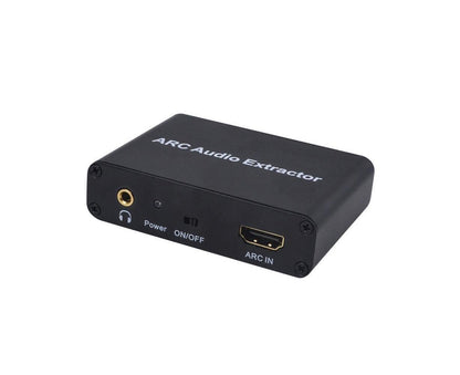 ARC to Audio Adapter Extractor HDMI-compatible Optical Fiber Coaxial 3.5mm Output Converter Black V1263-JX-1058