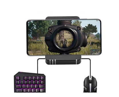 Bluetooth Gaming Keyboard Mouse Converter Adapter for iOS Android Phone Tablet Black V1263-JX-1060