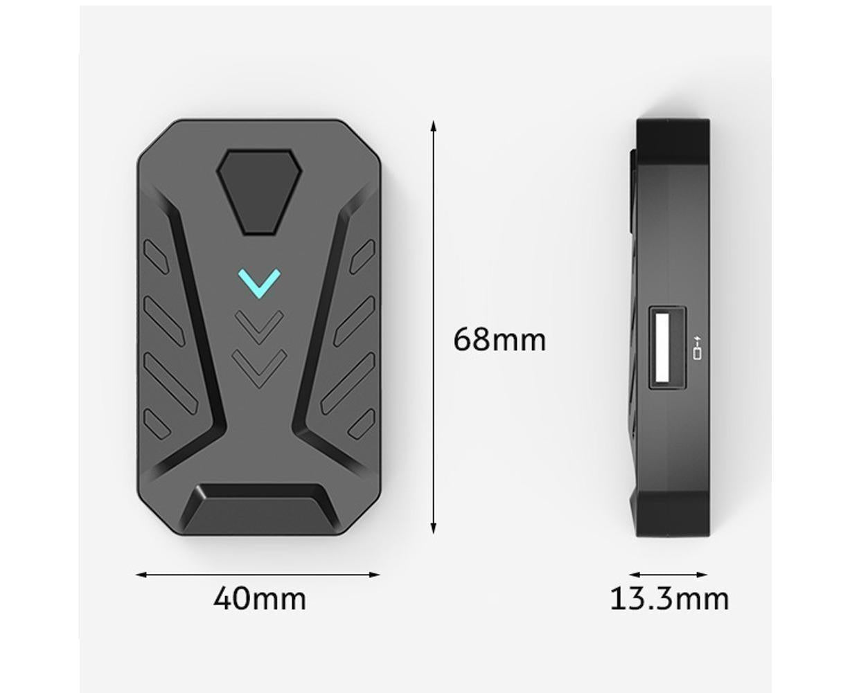 Bluetooth Gaming Keyboard Mouse Converter Adapter for iOS Android Phone Tablet Black V1263-JX-1060