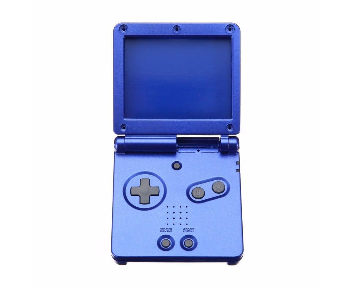 Console Housing Shell Case Screen Lens Screwdriver Kits Tool for Nintendo GBA SP Blue V1263-JX-1065