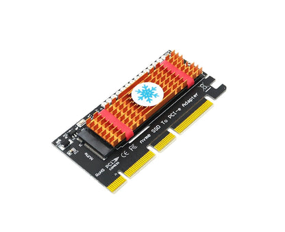 Converter Board Driver-free High Strength with Cool Light NVME SSD to PCI-E Adapter Card Cooling Sheet for V1263-JX-1066