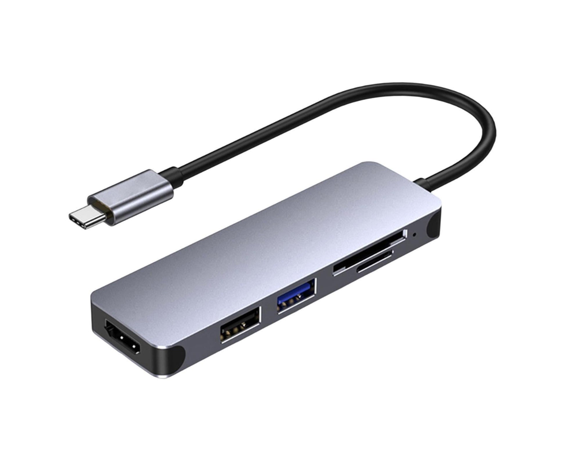 Docking Station High-speed Transmission Data Transfer Plug Play Type-C to HDMI-compatible USB Adapter Hub V1263-JX-1068