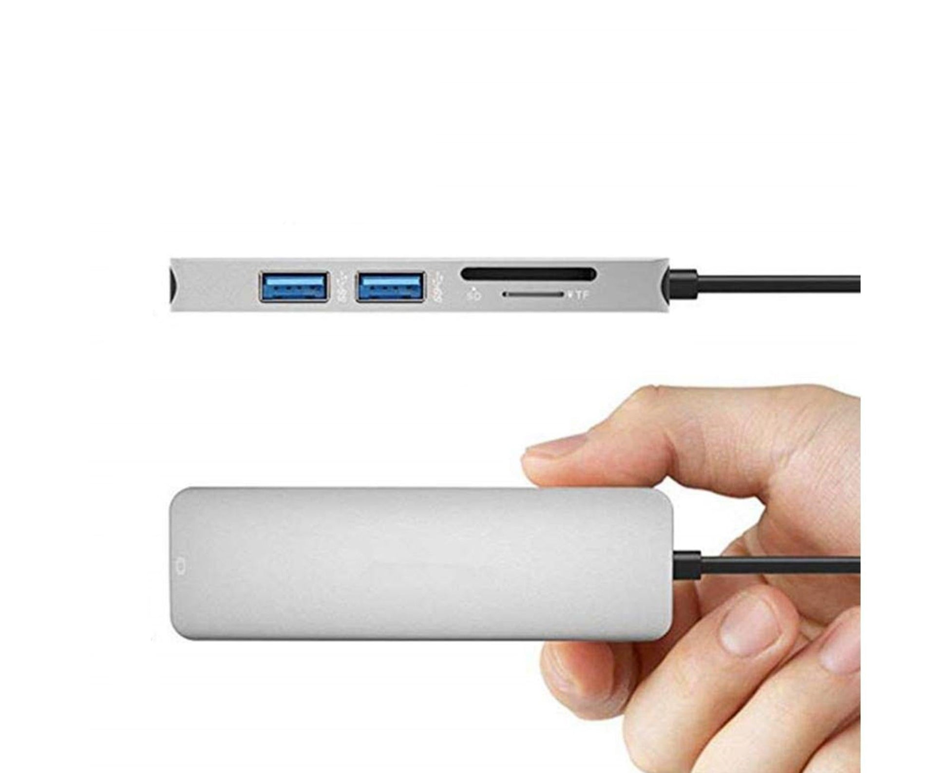 Docking Station High-speed Transmission Data Transfer Plug Play Type-C to HDMI-compatible USB Adapter Hub V1263-JX-1068