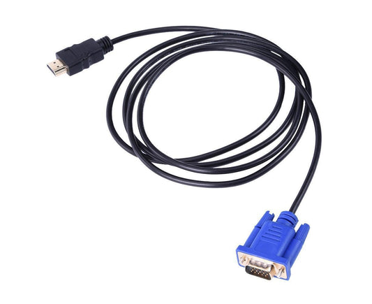 DOONJIEY Converter Cable High Resolution Fast Transmission Plug Play HDMI-compatible Male to VGA 1080P Male V1263-JX-1069