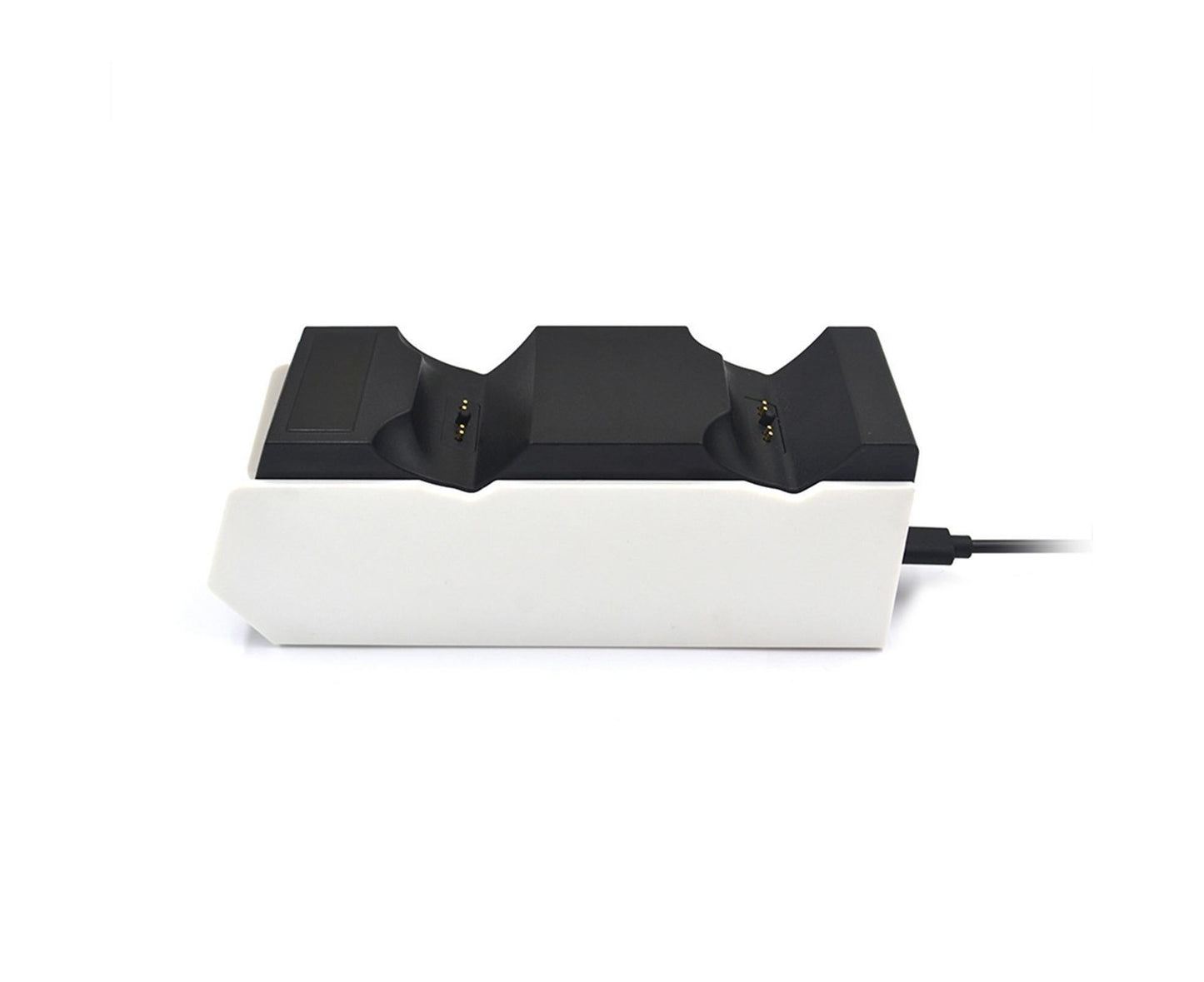Durable Charging Stand Controller Fast Dual Charger for PlayStation 5 Gamepad Black White V1263-JX-1071
