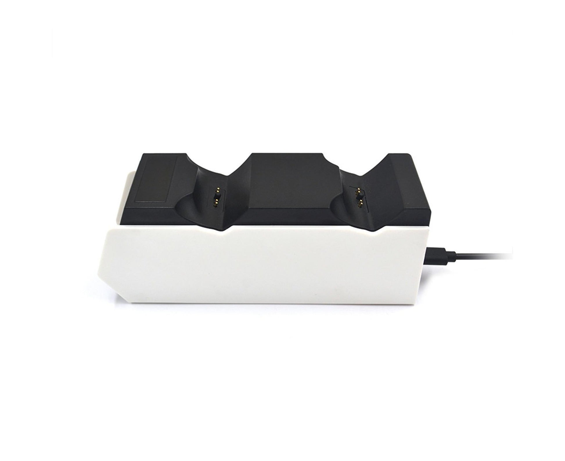 Durable Charging Stand Controller Fast Dual Charger for PlayStation 5 Gamepad Black White V1263-JX-1071