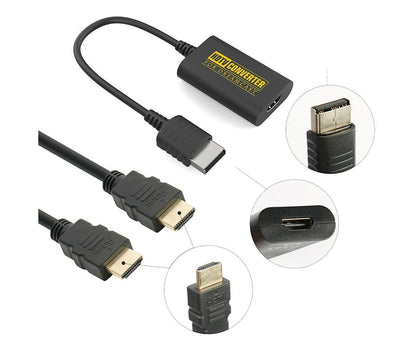 HDMI-compatible Adapter Converter for Sega Dreamcast DC Console HDMI-compatible/HD-Link Cable Wire Black V1263-JX-1074