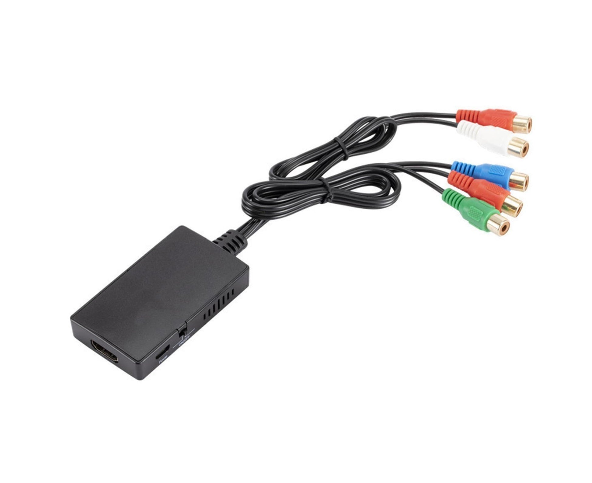 HDMI-compatible Converter No Distortion Portable Black Quick Transmission HDMI-compatible to YPBPR Converter V1263-JX-1075