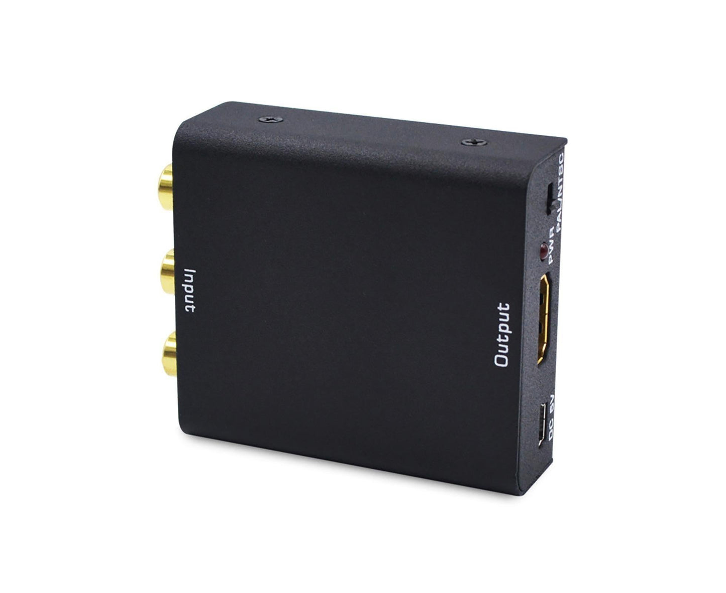 Mini HDMI-compatible 1.4b to AV 4Kx2K 1080P to 3RCA CVBS Video Audio Converter Adapter Black V1263-JX-1081