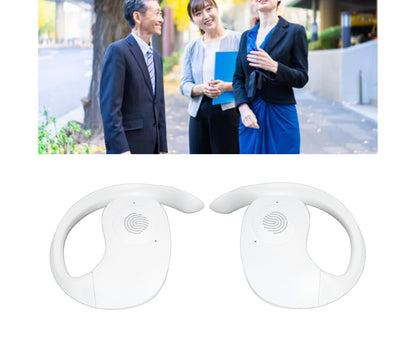 Language Translator Earhooks Bluetooth 5.3 Support 144 Languages Online Translation Wireless Earbuds Device V1263-JX-109