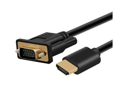 Portable HDMI-compatible to VGA High Clarity Converter Cable Cord for Computer Projector V1263-JX-1092