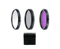 Professional UV CPL Polarizer FLD Photo Photography Filter Kit for SLR Camera V1263-JX-1093