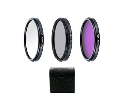 Professional UV CPL Polarizer FLD Photo Photography Filter Kit for SLR Camera V1263-JX-1093