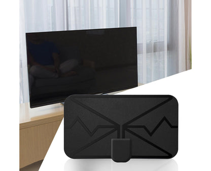 TV Antenna Mini 300 Miles Range 4K High Performing Digital Antenna for Home Black V1263-JX-1096