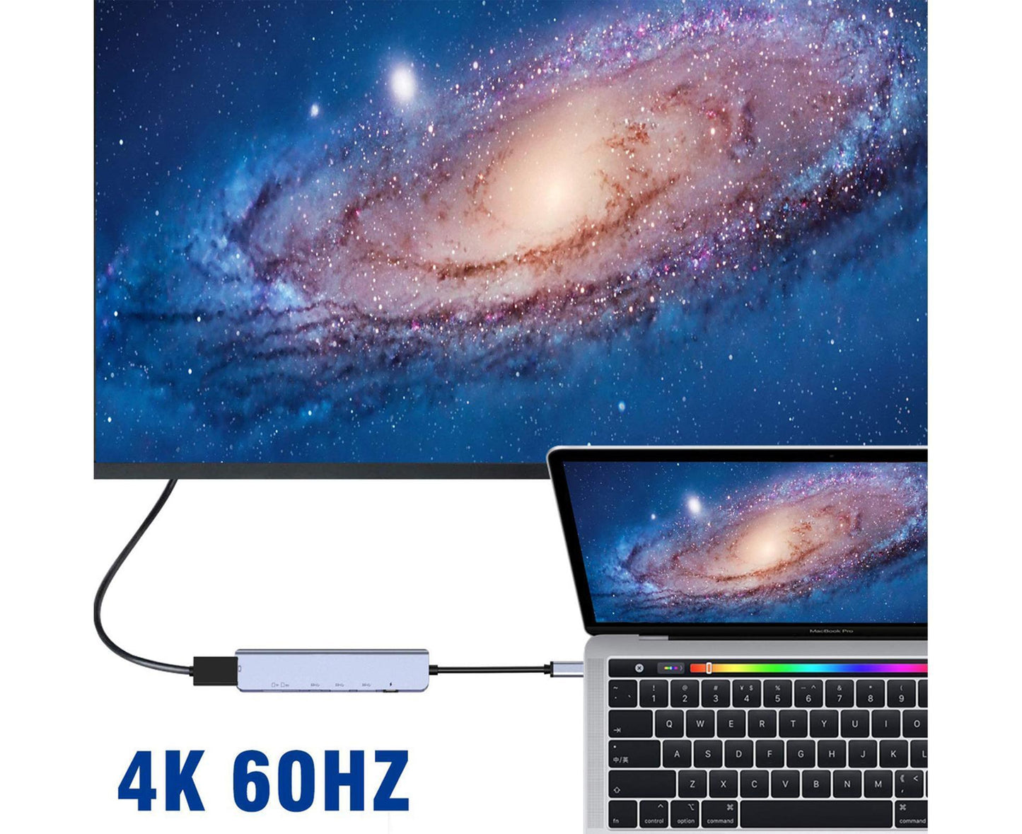 Type-C Hub Docking Station High Speed Multifunctional 7 in 1 USB 3.0 HDMI-compatible PD USB TF Laptop for V1263-JX-1098