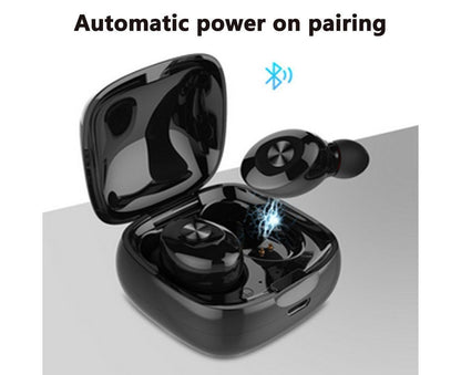 Wireless Earbuds - HiFi Stereo Sound - Built-in Mic Bluetooth Earphones with Charging Case V1263-JX-11