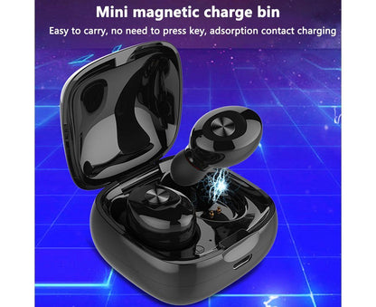 Wireless Earbuds - HiFi Stereo Sound - Built-in Mic Bluetooth Earphones with Charging Case V1263-JX-11