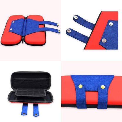 Carry Case Compatible with Nintendo Switch and New Switch OLED Console with Pockets for Accessories and V1263-JX-1106
