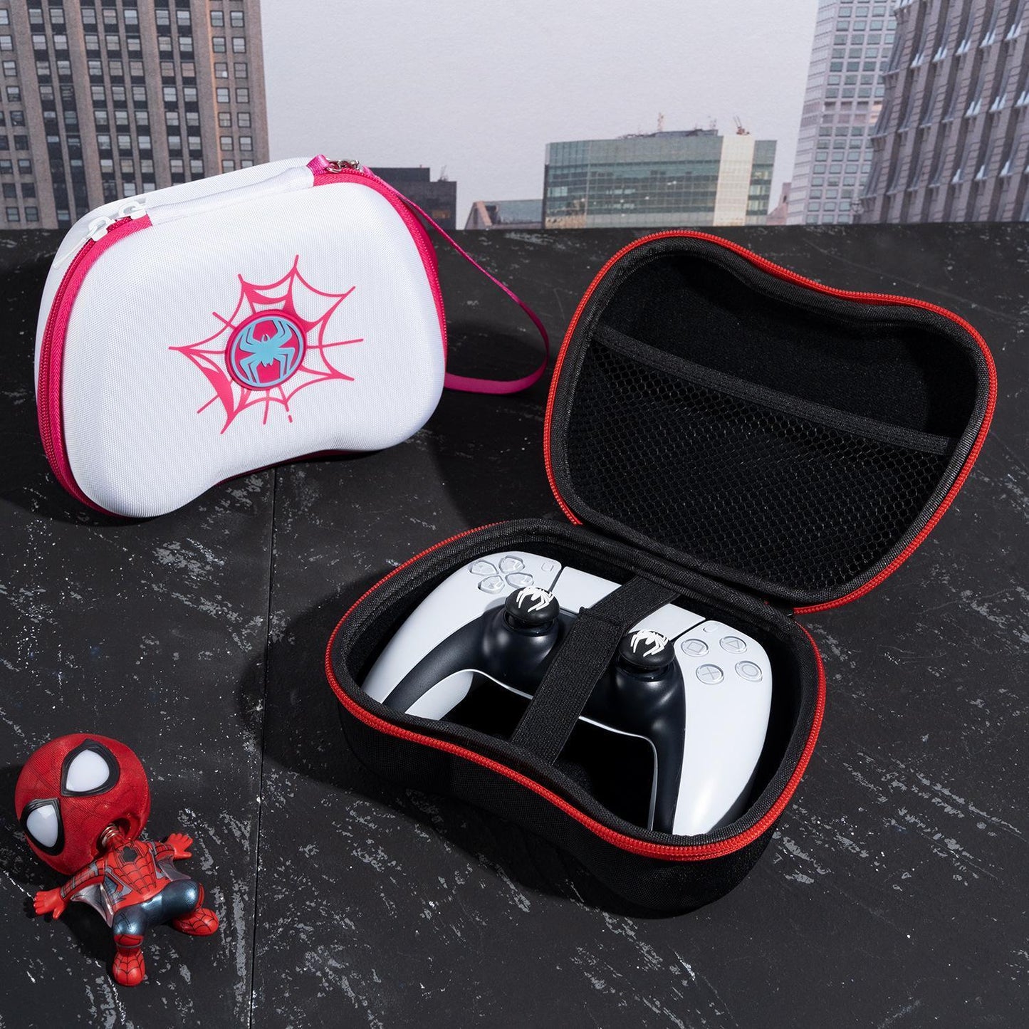 Gaming Controller Travel Carrying Case Compatible with Playstation 5 Wireless Controllers. Protective Storage V1263-JX-1108
