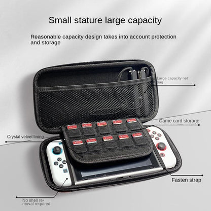 Carry Case Compatible with Nintendo Switch and New Switch OLED Console with Pockets for Accessories and V1263-JX-1111