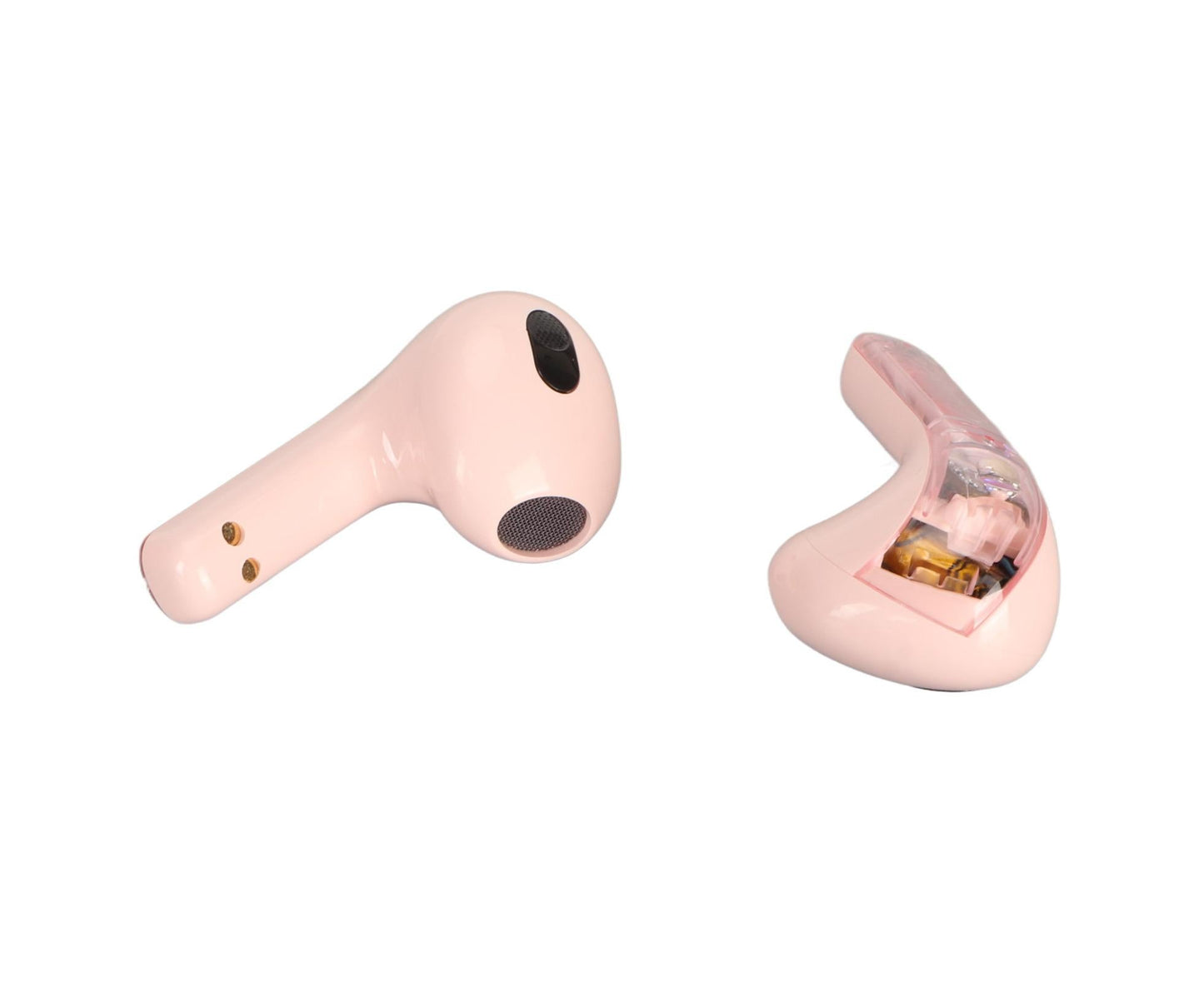 Language Translator Earbuds Support 144 Online Languages Bluetooth 5.3 Earphones Wireless Device Pink V1263-JX-115