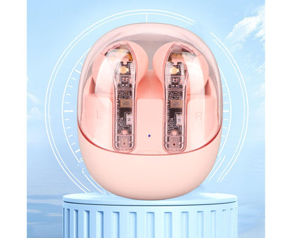 Language Translator Earbuds Support 144 Online Languages Bluetooth 5.3 Earphones Wireless Device Pink V1263-JX-115