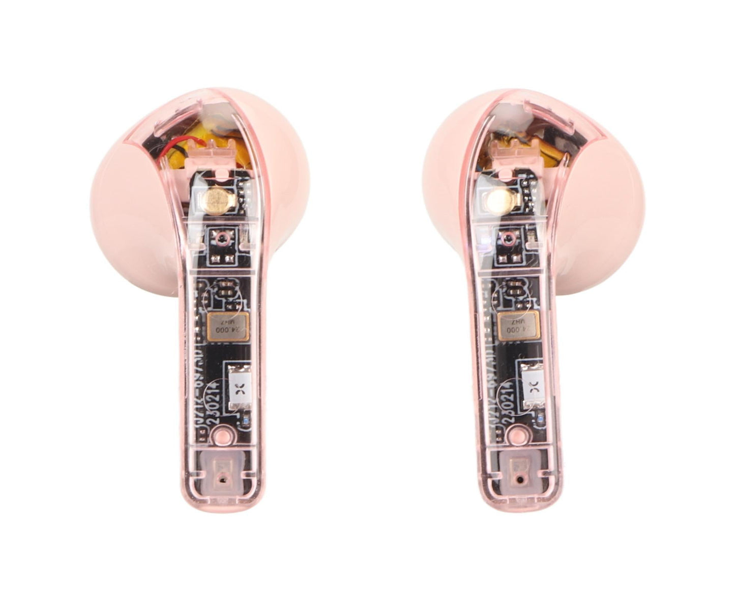 Language Translator Earbuds Support 144 Online Languages Bluetooth 5.3 Earphones Wireless Device Pink V1263-JX-115