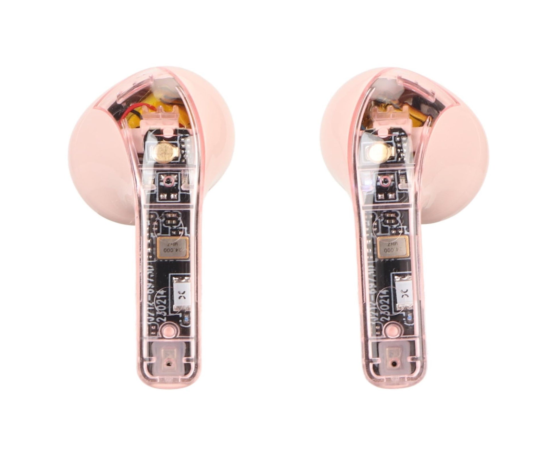 Language Translator Earbuds Support 144 Online Languages Bluetooth 5.3 Earphones Wireless Device Pink V1263-JX-115