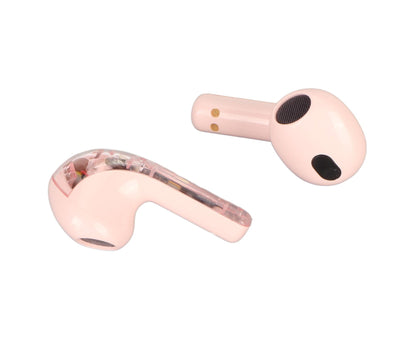 Language Translator Earbuds Support 144 Online Languages Bluetooth 5.3 Earphones Wireless Device Pink V1263-JX-115