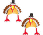 2 Pack Funny Roasted Turkey Hat Thanksgiving Hat Halloween Costume Dress Up V1263-JX-1152