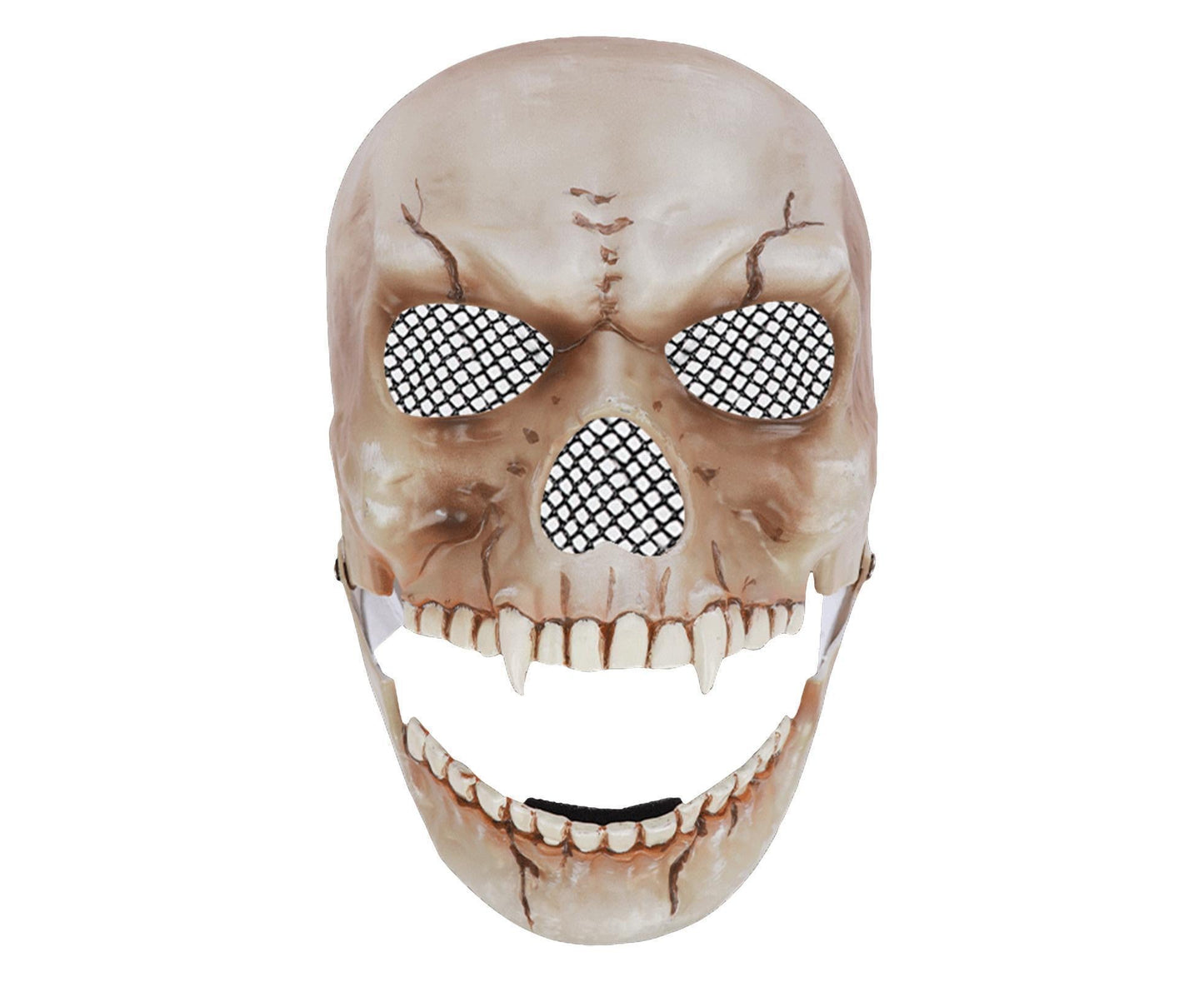 Adjustable Halloween Ghost Masque with Scary Looking Artificial Skeleton Face for Theme Parties Masquerade V1263-JX-1156