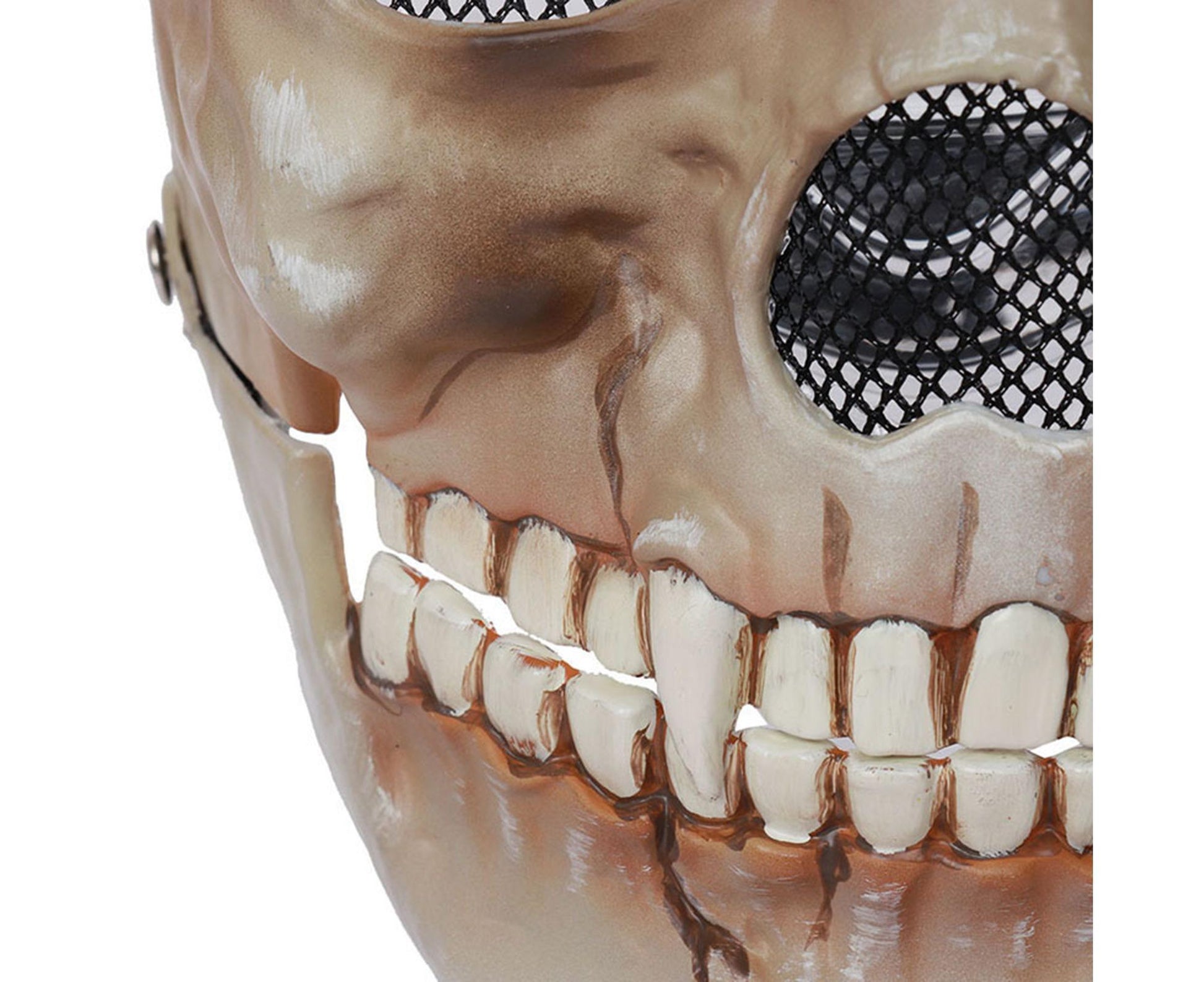 Adjustable Halloween Ghost Masque with Scary Looking Artificial Skeleton Face for Theme Parties Masquerade V1263-JX-1156