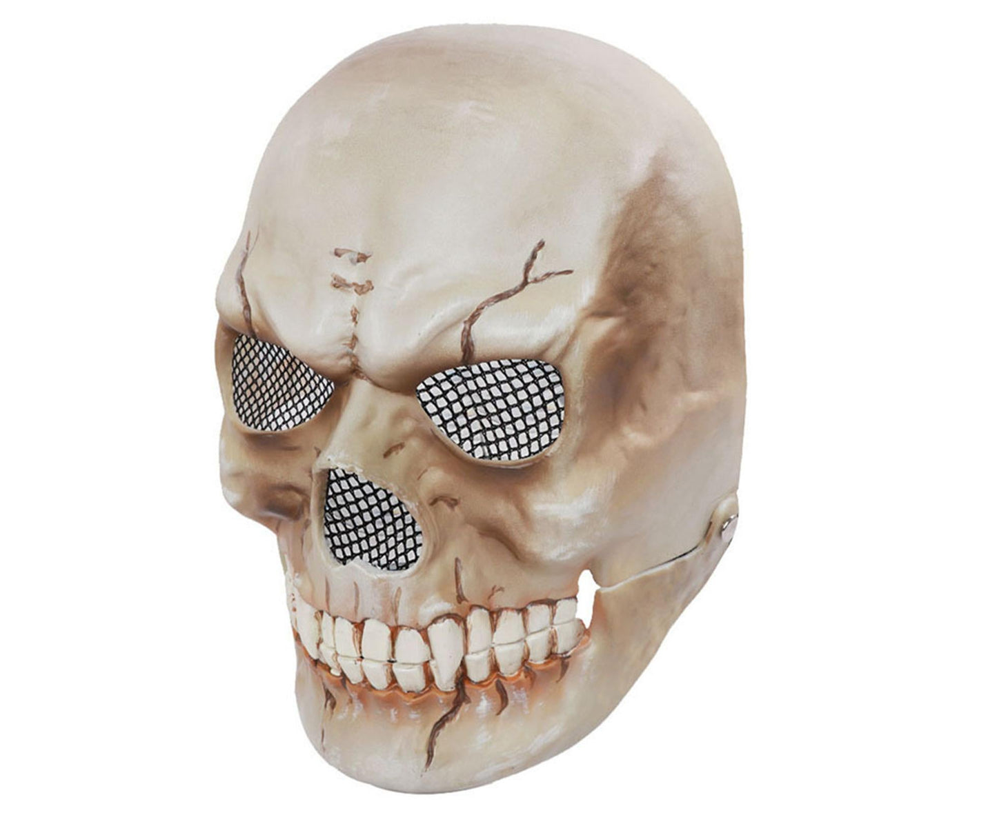 Adjustable Halloween Ghost Masque with Scary Looking Artificial Skeleton Face for Theme Parties Masquerade V1263-JX-1156