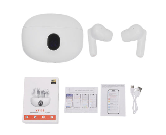 Language Translator Earbuds 144 Languages Bluetooth 5.4 Wireless Translation Device for Travel Business and V1263-JX-116