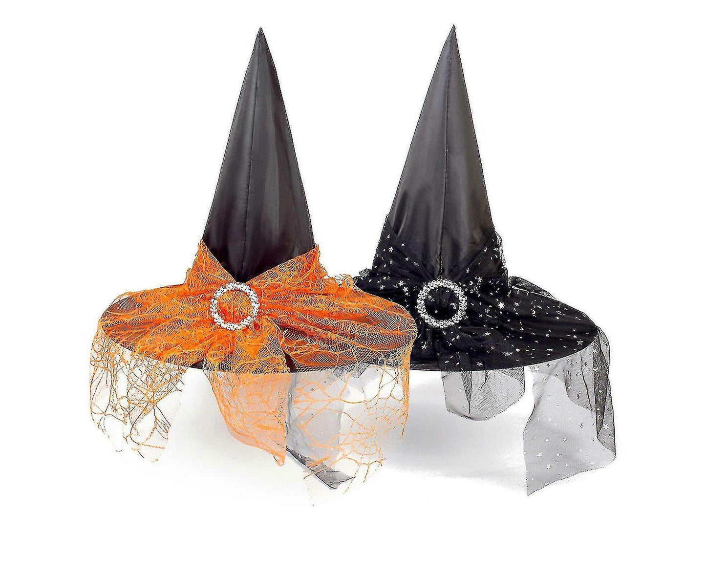 Fashion Reusable Cloth Halloween Babies Wizard Hat For Party Decor-Black V1263-JX-1163